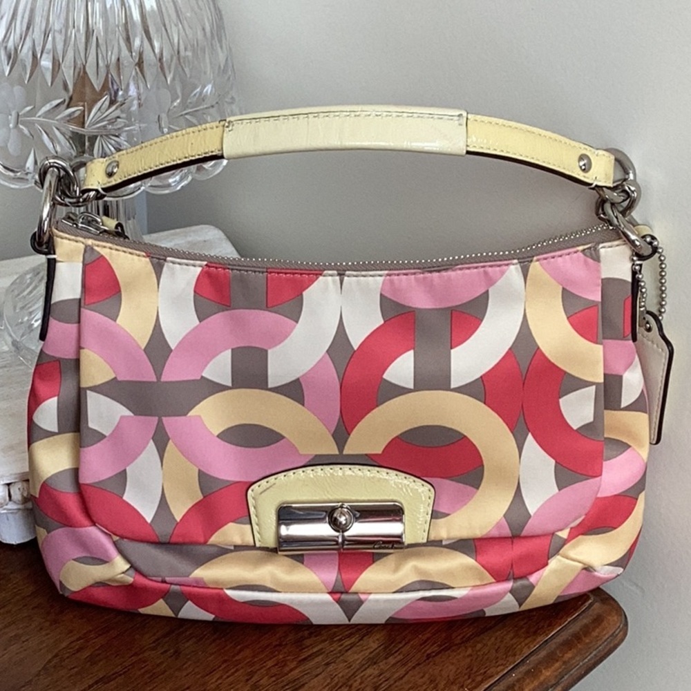 Coach vintage Kristen chain link print hobo shoulder bag or crossbody bag. NWT